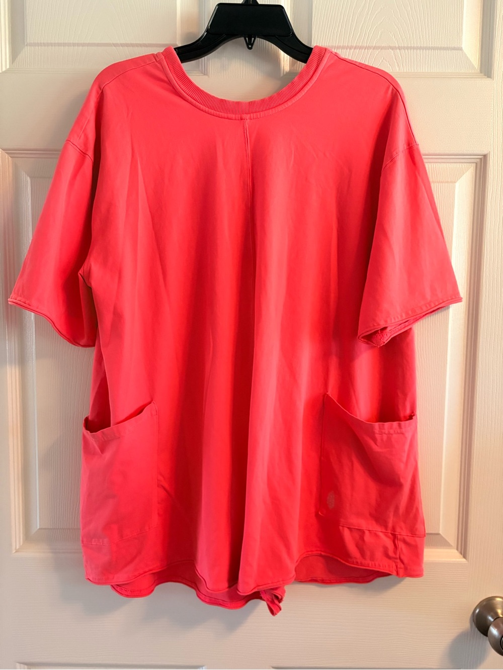 FP Movement by Free People Coral Relaxed Pocket Romper